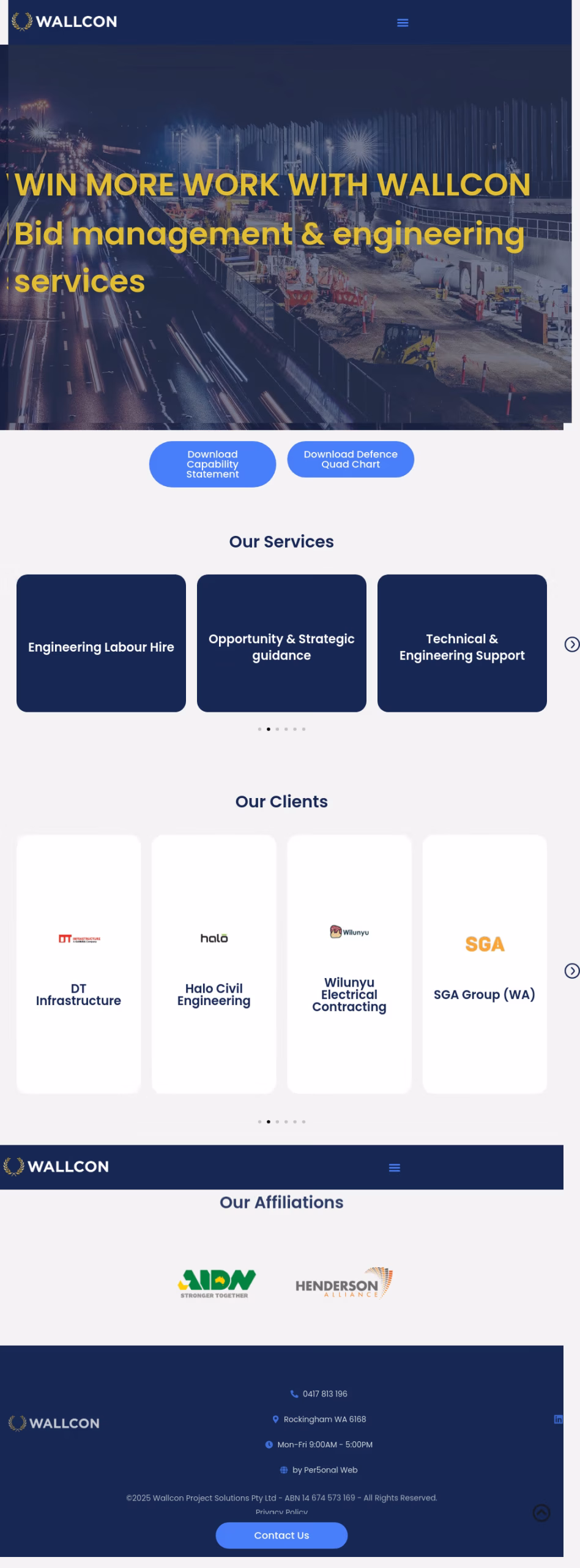 WIN MORE WORK WITH WALLCON Bid management & engineering services